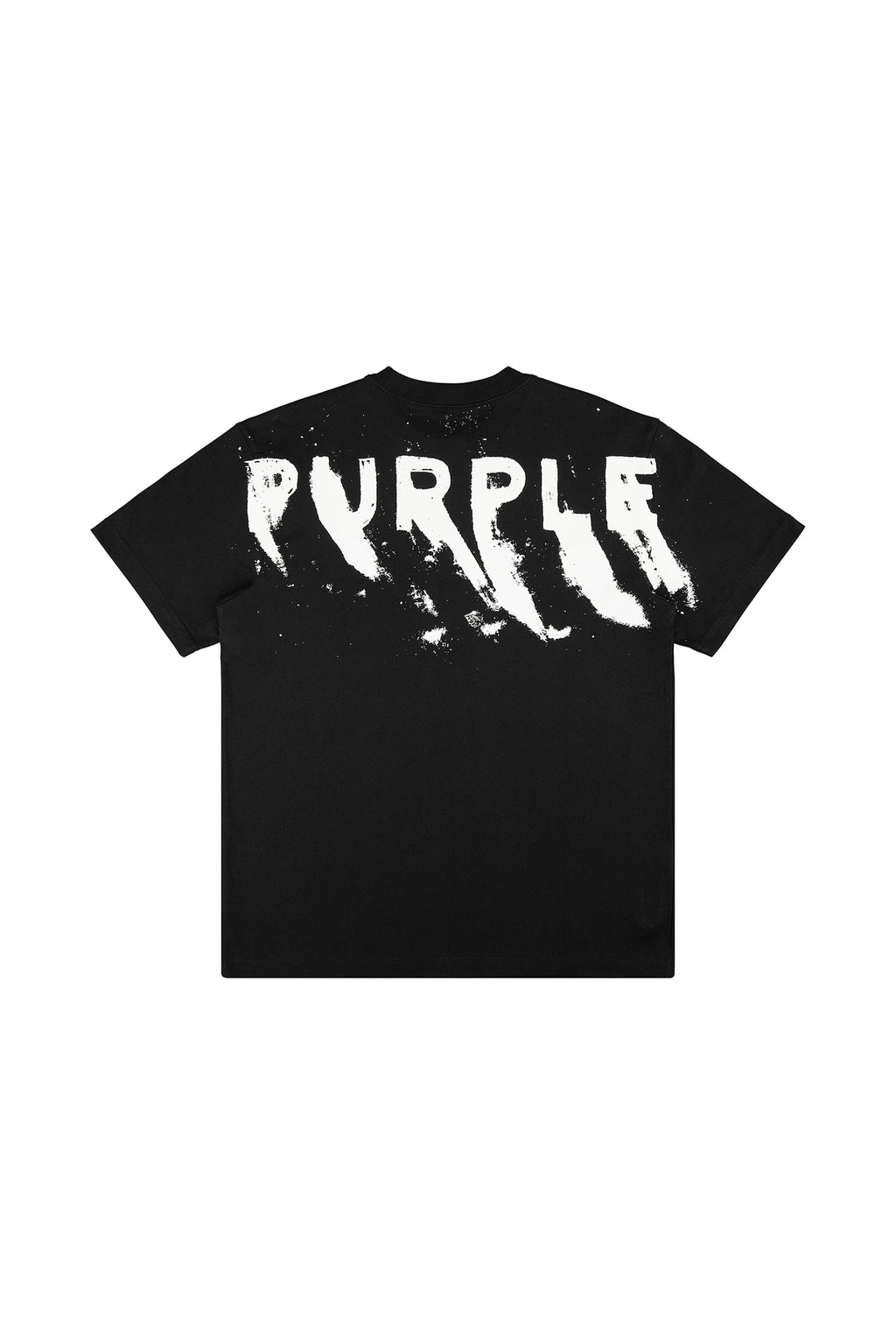 Purple Painted Wordmark T-Shirt