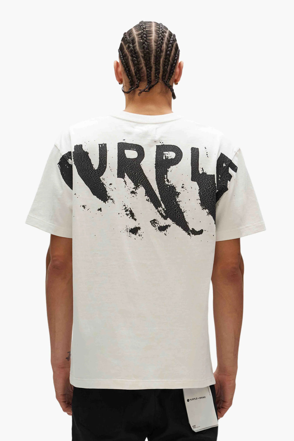 Purple Painted Wordmark T-Shirt
