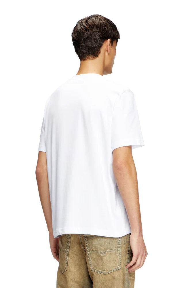 DIESEL T-Shirt With Embossed Oval D