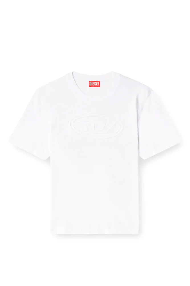 DIESEL T-Shirt With Embossed Oval D