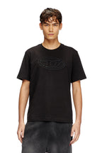 DIESEL T-Shirt With Embossed Oval D