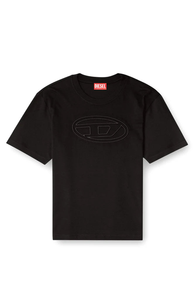 DIESEL T-Shirt With Embossed Oval D