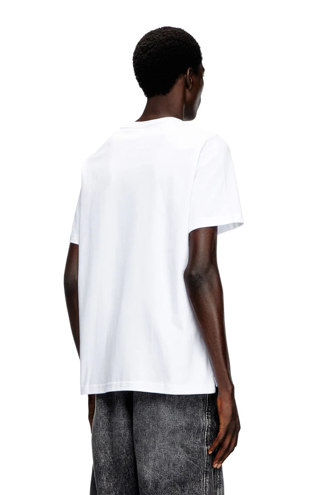 Diesel T-Shirt With Metallic Oval D