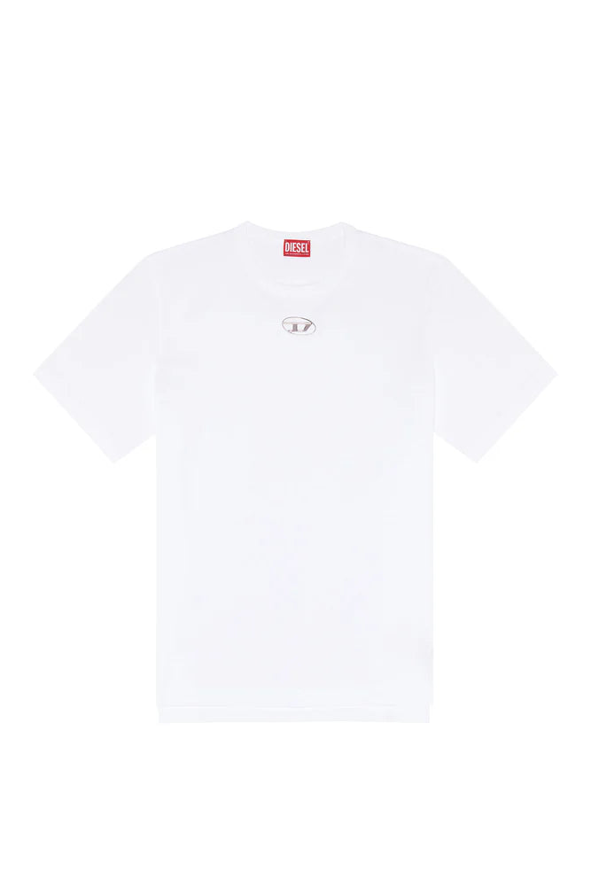 Diesel T-Shirt With Metallic Oval D