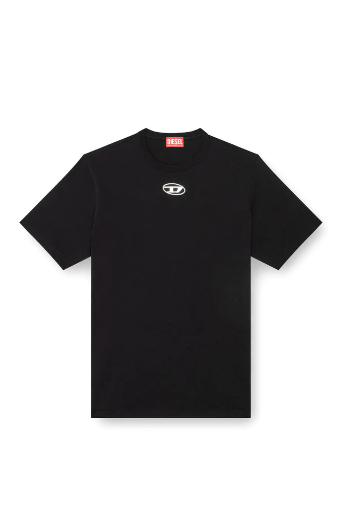 Diesel T-Shirt With Metallic Oval D
