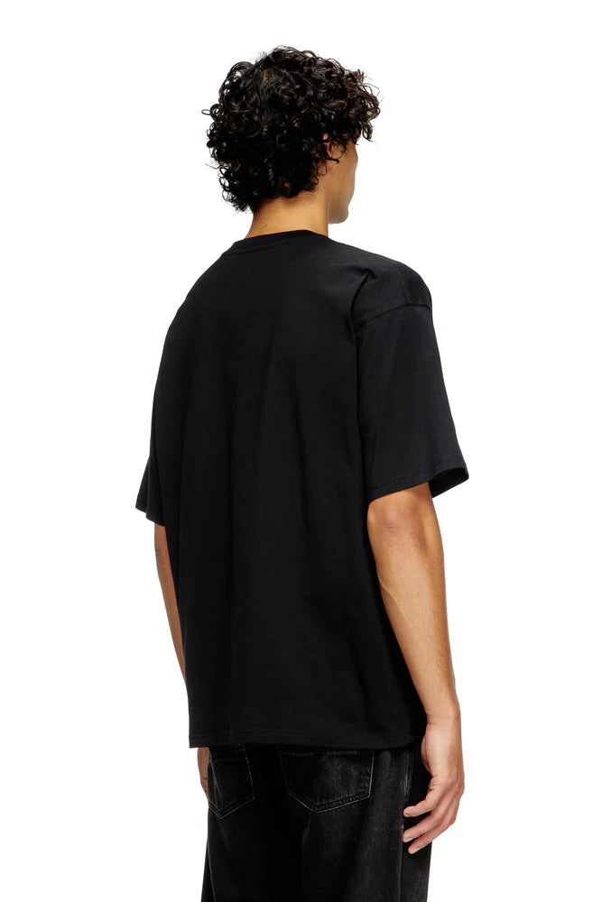 DIESEL T-Shirt With Diesel Patch Logo