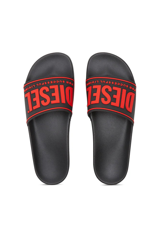 DIESEL Sa-Mayemi-Pool Slides With 3D Logo