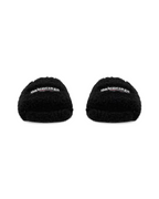 Balenciaga Furry Slide Sandal - "Black"