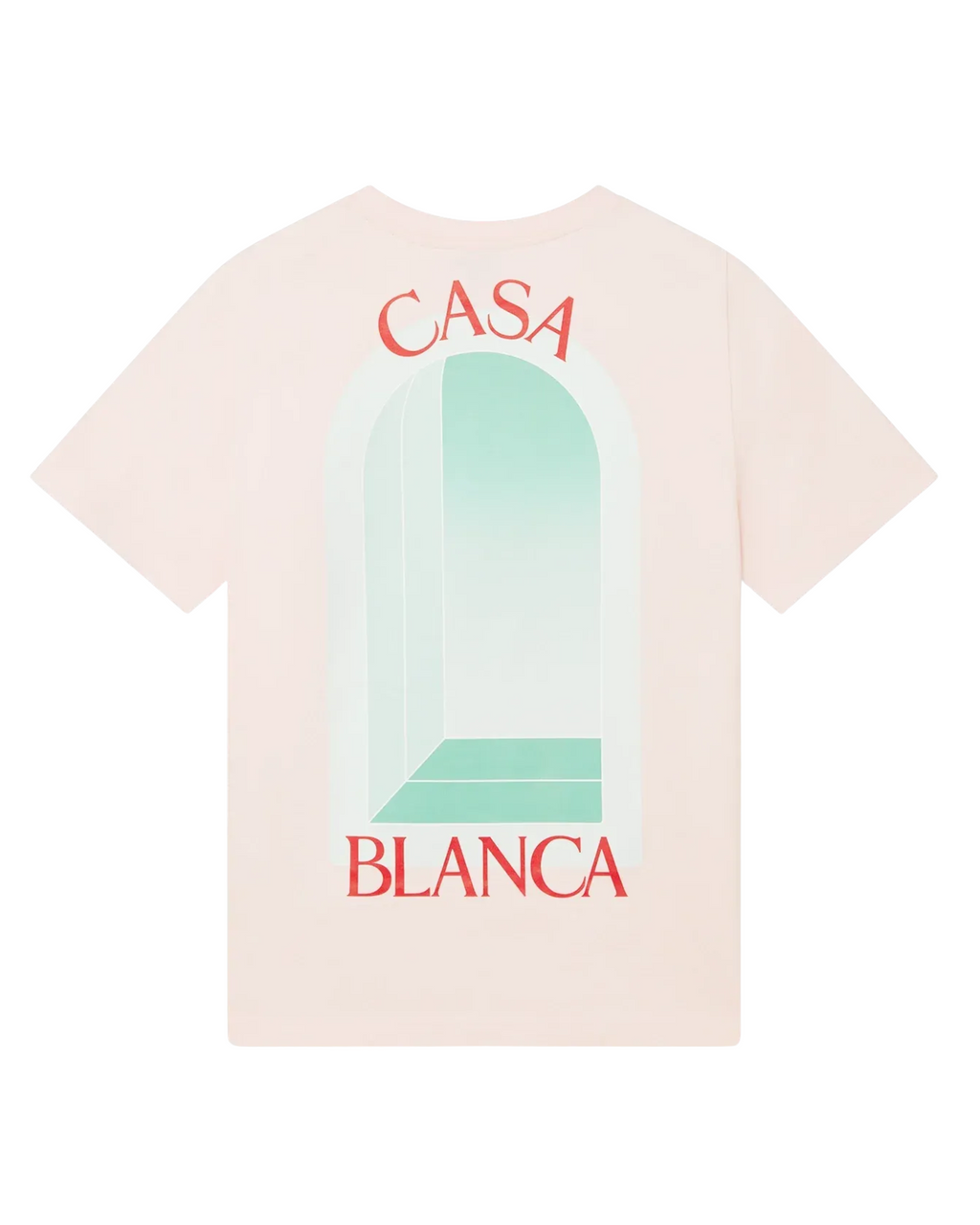 Casablanca L'Arche Short-Sleeve T-Shirt - "Apricot yellow"