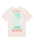 Casablanca L'Arche Short-Sleeve T-Shirt - "Apricot yellow"