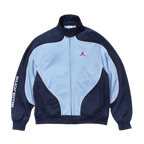 Supreme x Jordan Track Jacket 'Light Blue/Navy'
