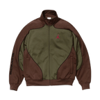Supreme x Jordan Track Jacket 'Brown/Olive'