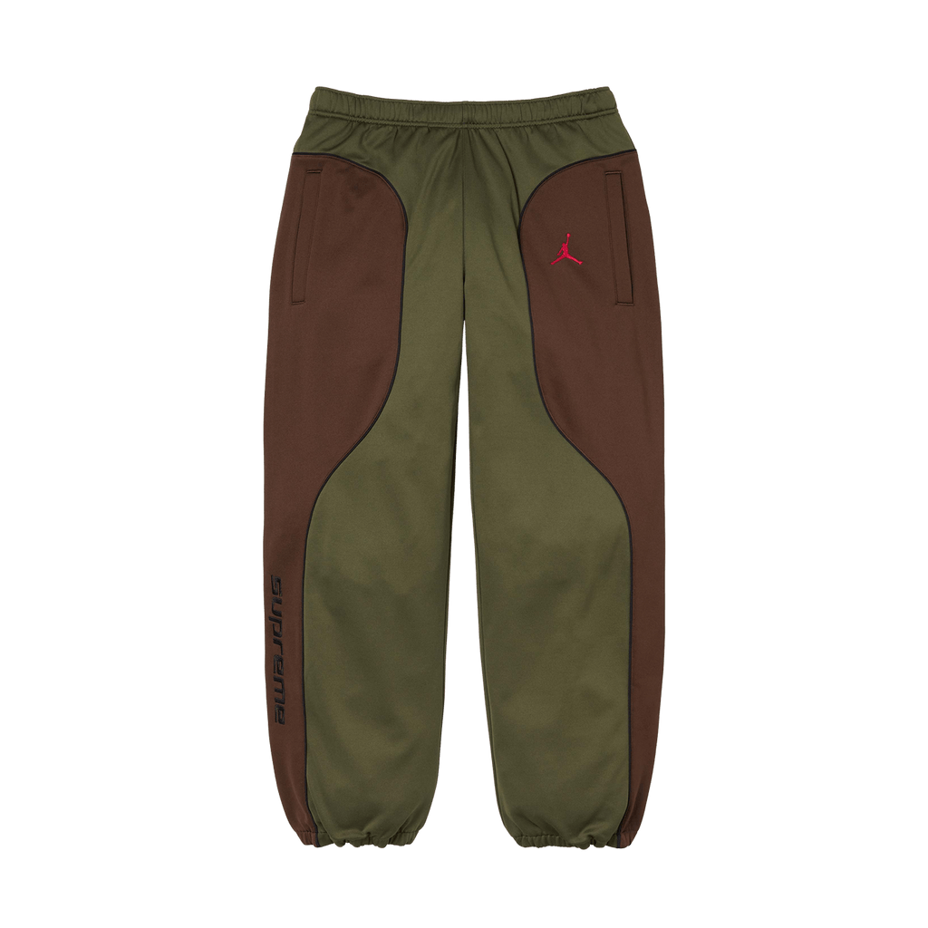 Supreme x Jordan Track Pants 'Olive/Brown'