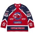 Supreme Rhinestone Hockey Jersey 'Red'