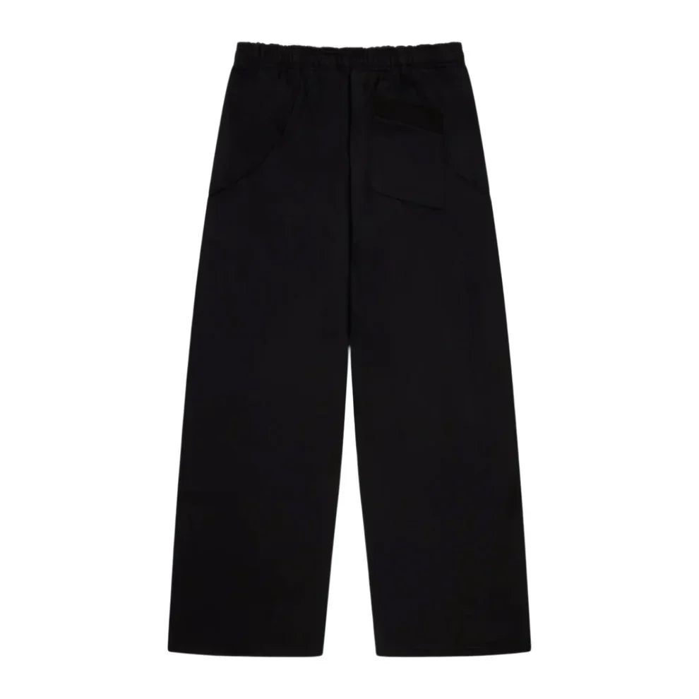 Broken Planet Cosmic Speed Wide-Leg Sweatpants Midnight Black
