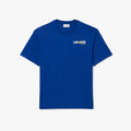 LACOSTE Heavy Cotton Jersey Back Print T-shirt