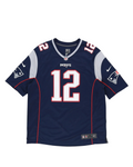 NFL New England Patriots Game Jersey Tom Brady #12