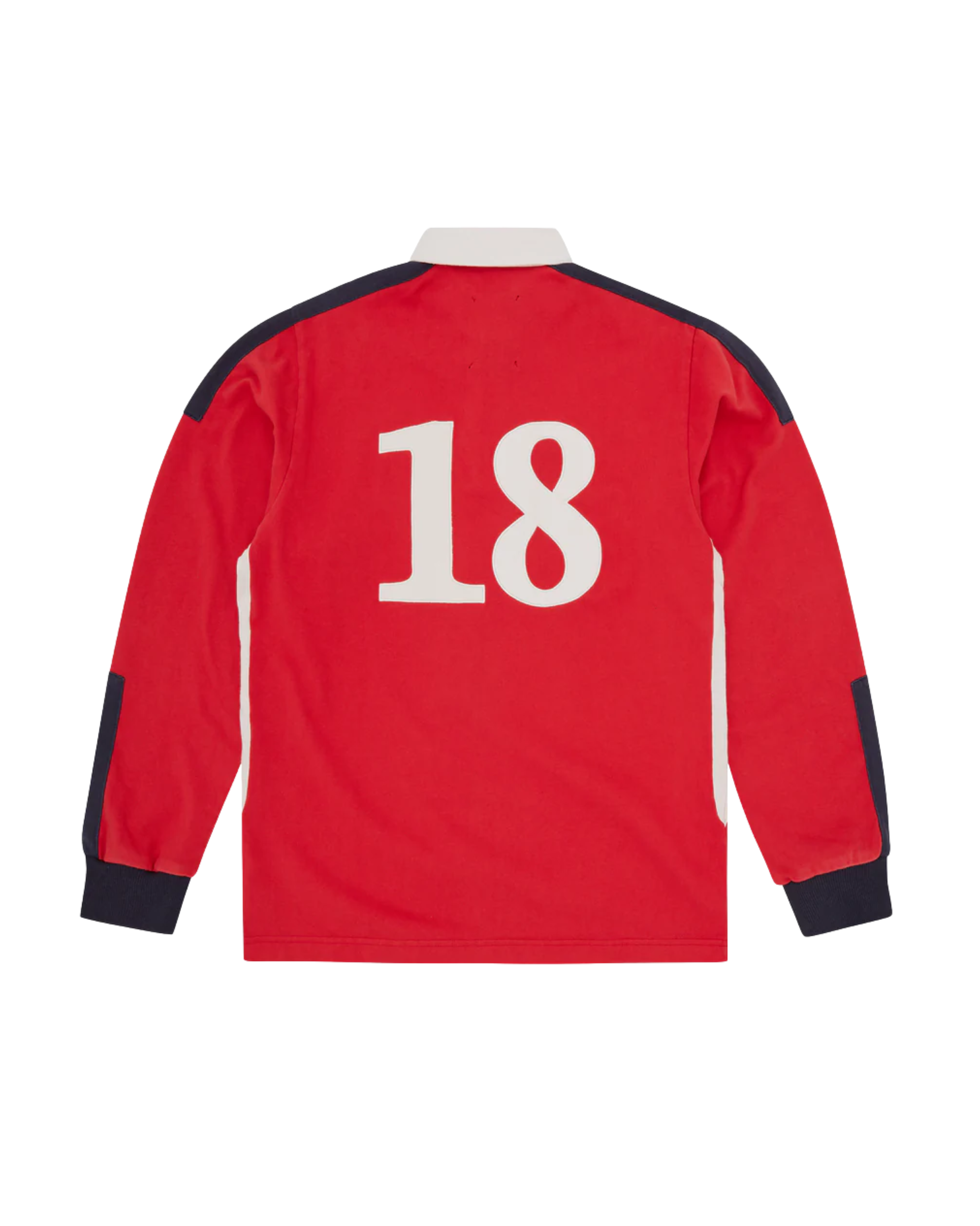 Corteiz Paneled Rugby Top - 'Red'