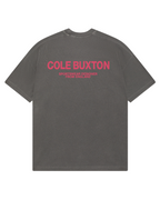 Cole Buxton CB Sportswear T-shirt - 'OG Washed Black/Pink'