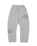 Corteiz HMP Stencil Open Hem Pant - 'Light Heather'