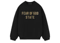 Fear of God Essentials Fleece Crewneck - "Black"