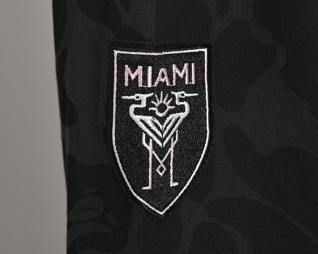 Bape x Inter Miami Camo Hoodie Black
