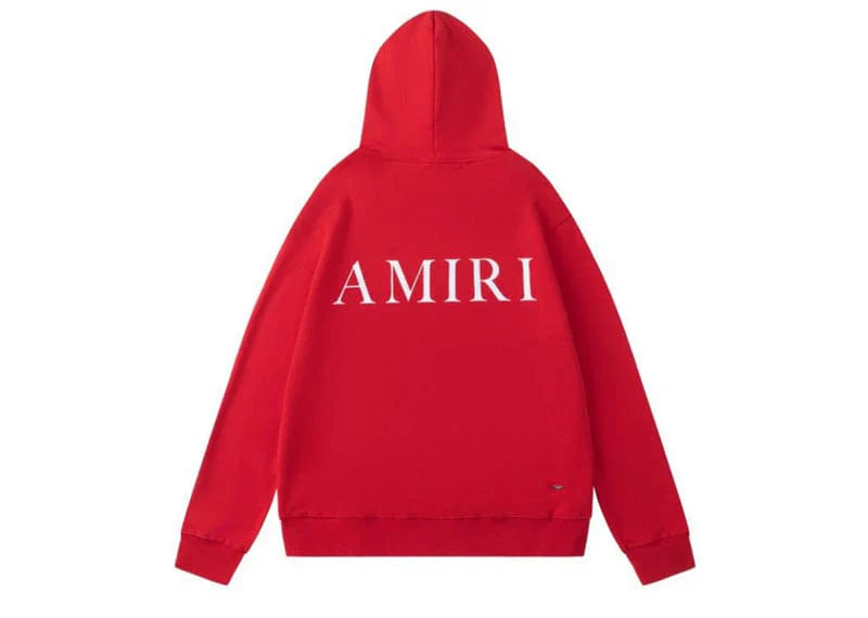 AMIRI logo-print cotton hoodie
