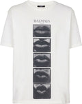 Balmain Lips Print organic cotton T-shirt