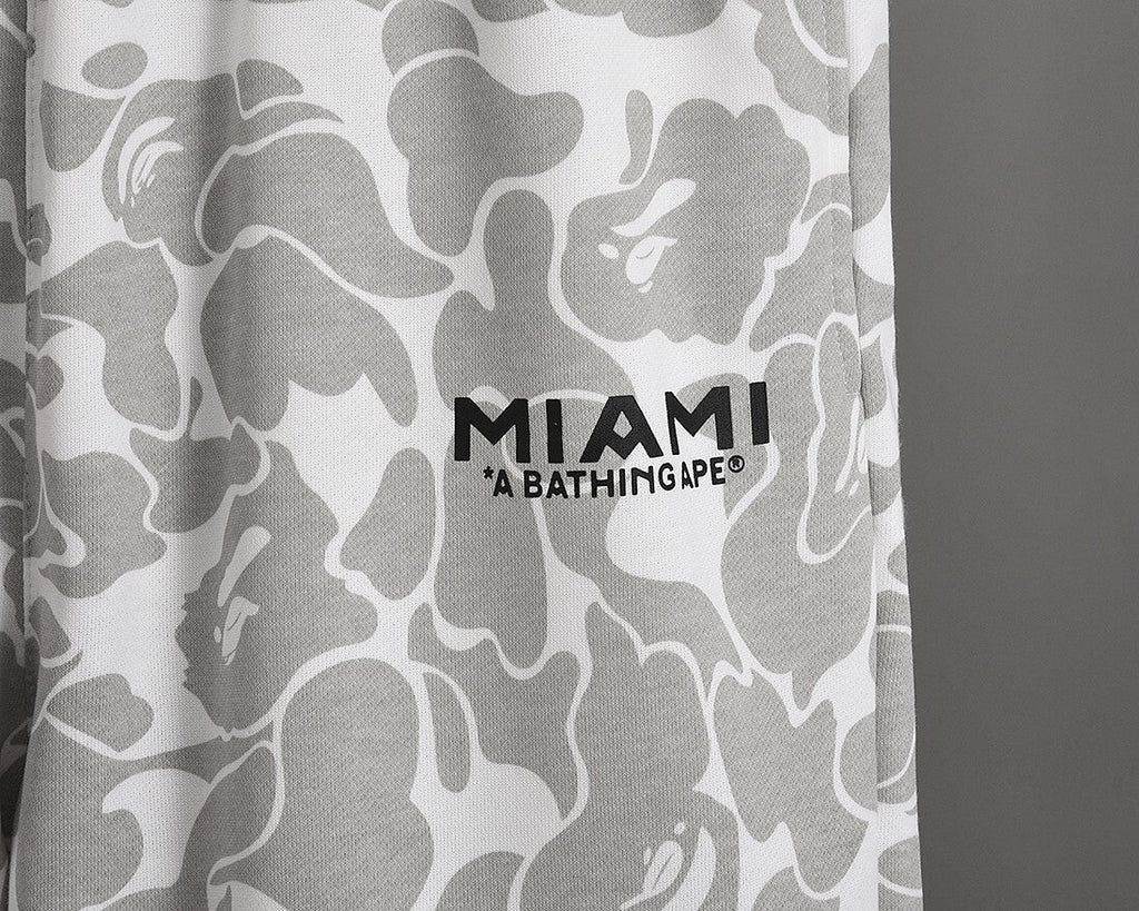 Bape x Inter Miami Camo Hoodie Grey