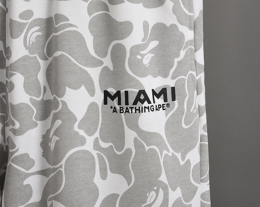 Bape x Inter Miami Camo Hoodie Grey