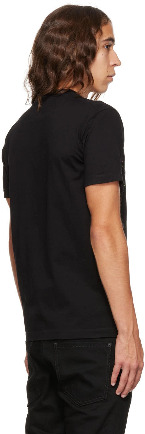 Dsquared2 Black Icon Splatter T-Shirt