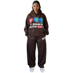 Broken Planet It Starts With Luv Hoodie - "Mocha Brown"