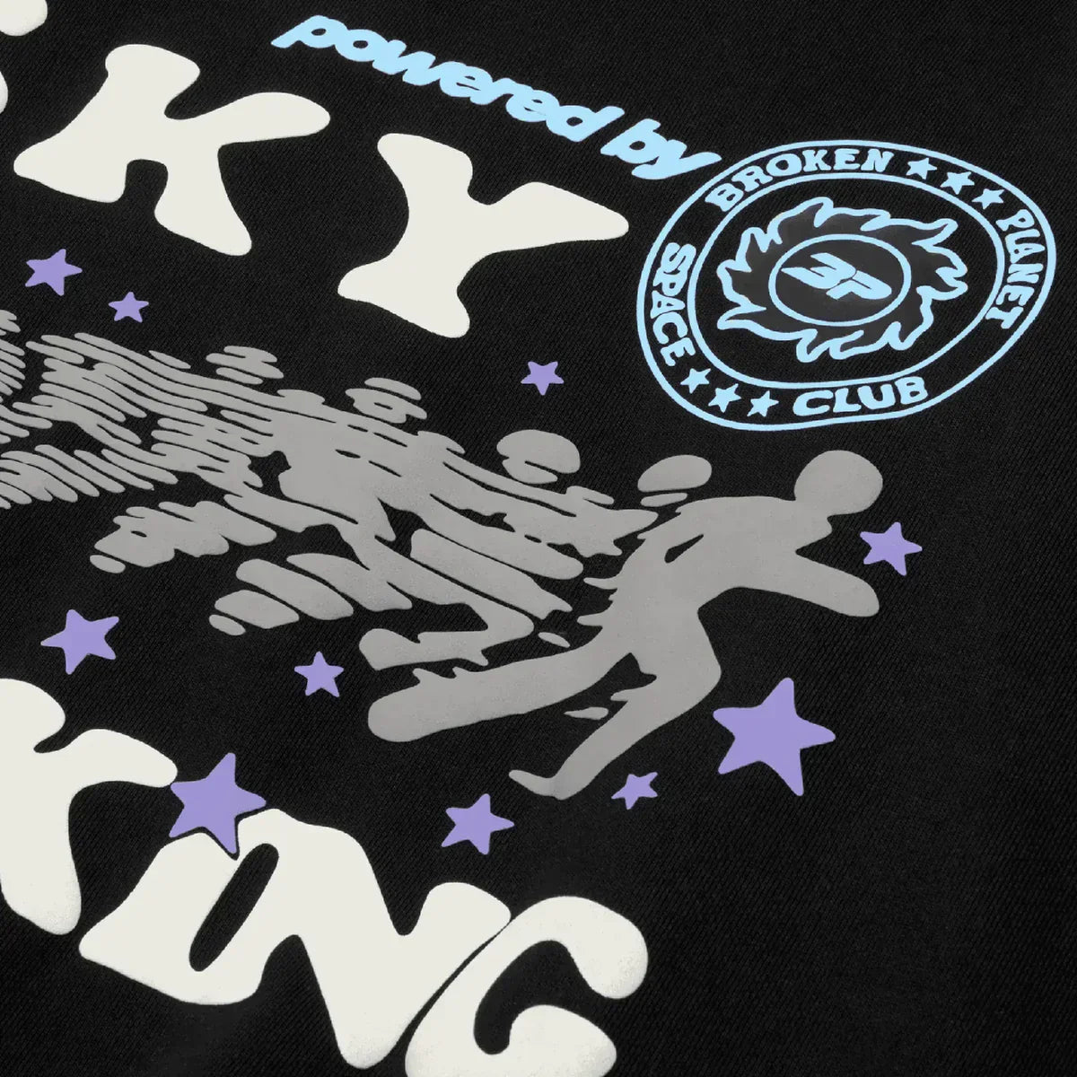 Broken Planet Sky Walking Hoodie Midnight Black