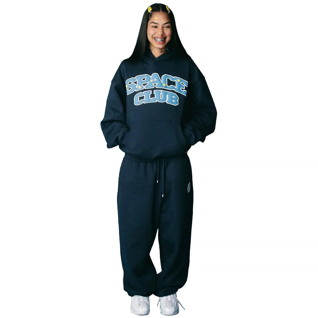 Broken Planet Space Club Hoodie Outer Space Blue