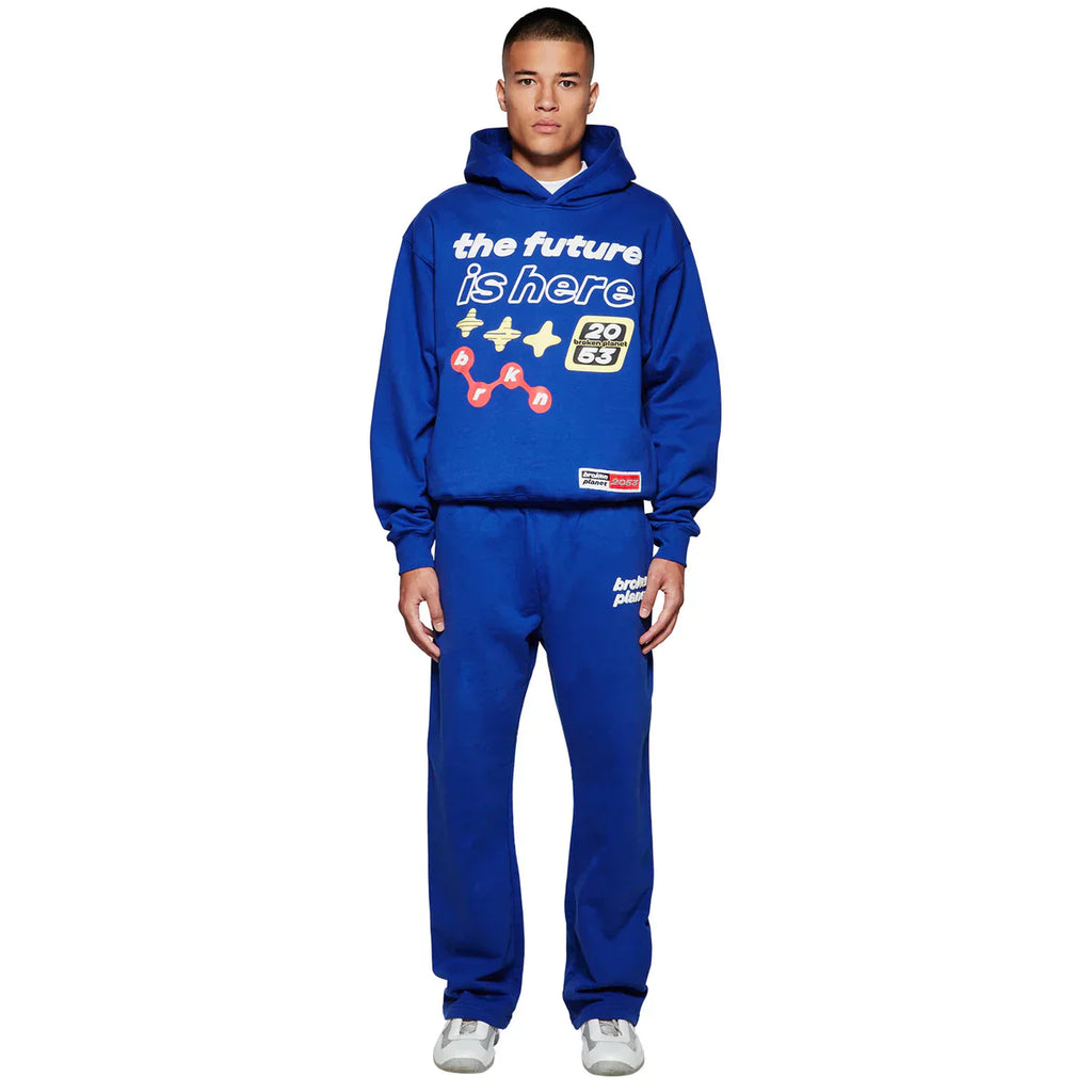 Broken Planet The Future Is Here Hoodie Blue