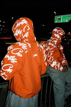 Corteiz Elitework Waterproof Shell Jacket 'Orange'