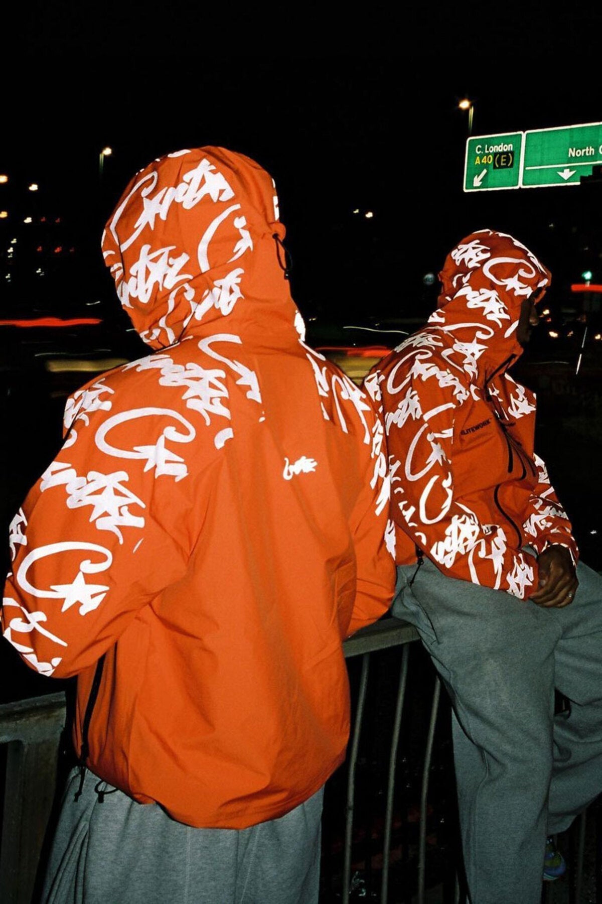 Corteiz Elitework Waterproof Shell Jacket 'Orange'