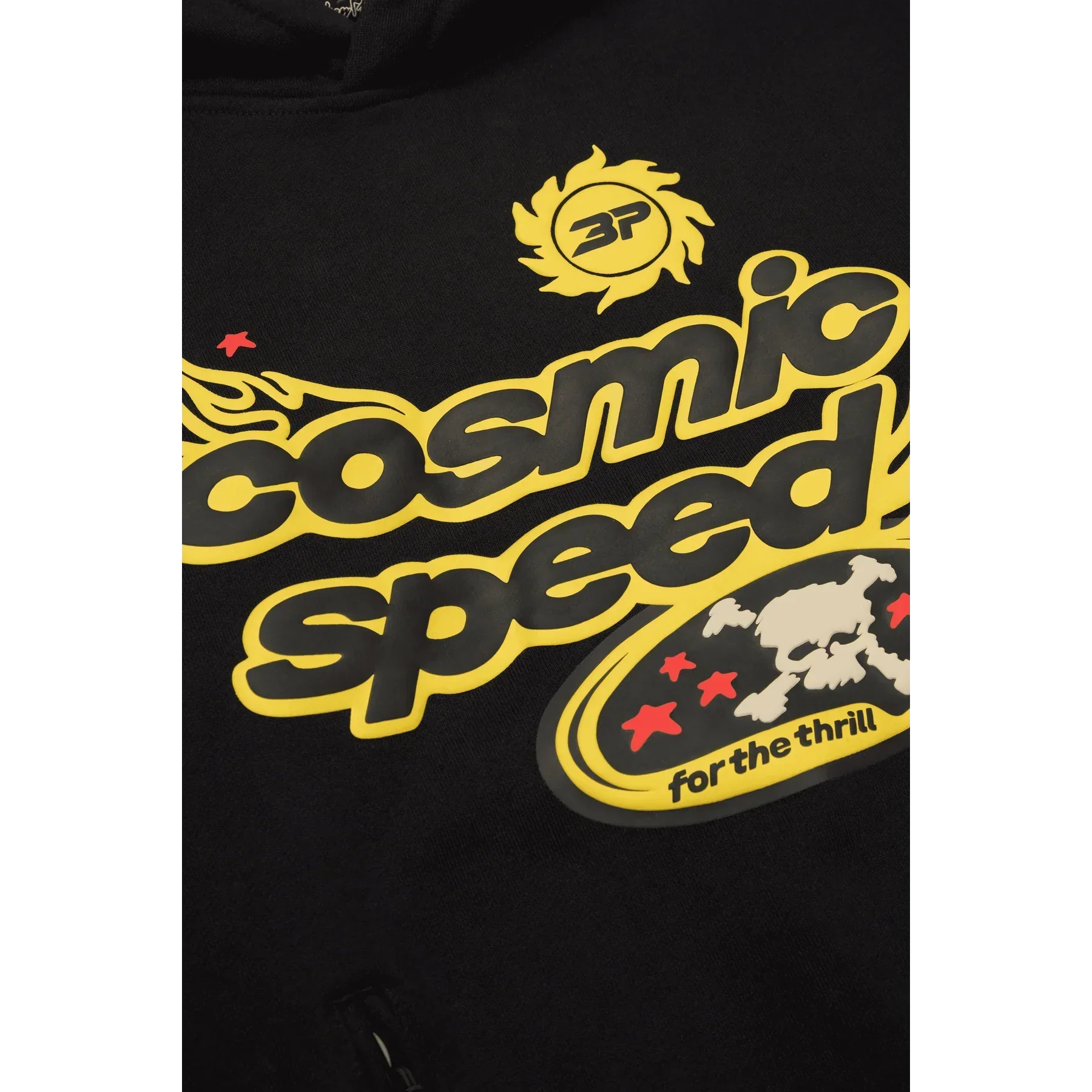 Broken Planet 'Cosmic Sped' Midnight Black/Yellow Hoodie