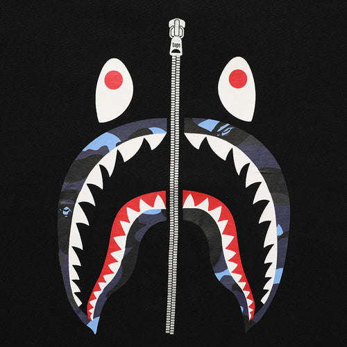 BAPE A Bathing Ape Shark T-shirt Black