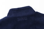 VETEMENTS Navy Embroidered-Logo Jacket