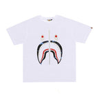 BAPE A Bathing Ape Shark T-shirt White