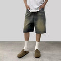 WASHED NOSTALGIC DENIM SHORTS