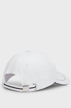 BOSS COTTON-TWILL CAP WITH CONTRAST TRIMS AND EMBROIDERED LOGO