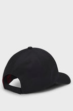 HUGO COTTON-TWILL CAP WITH RED LOGO LABEL