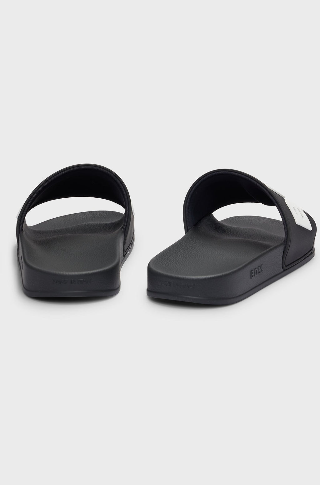 BOSS ITALIAN-MADE RAISED LOGO SLIDES