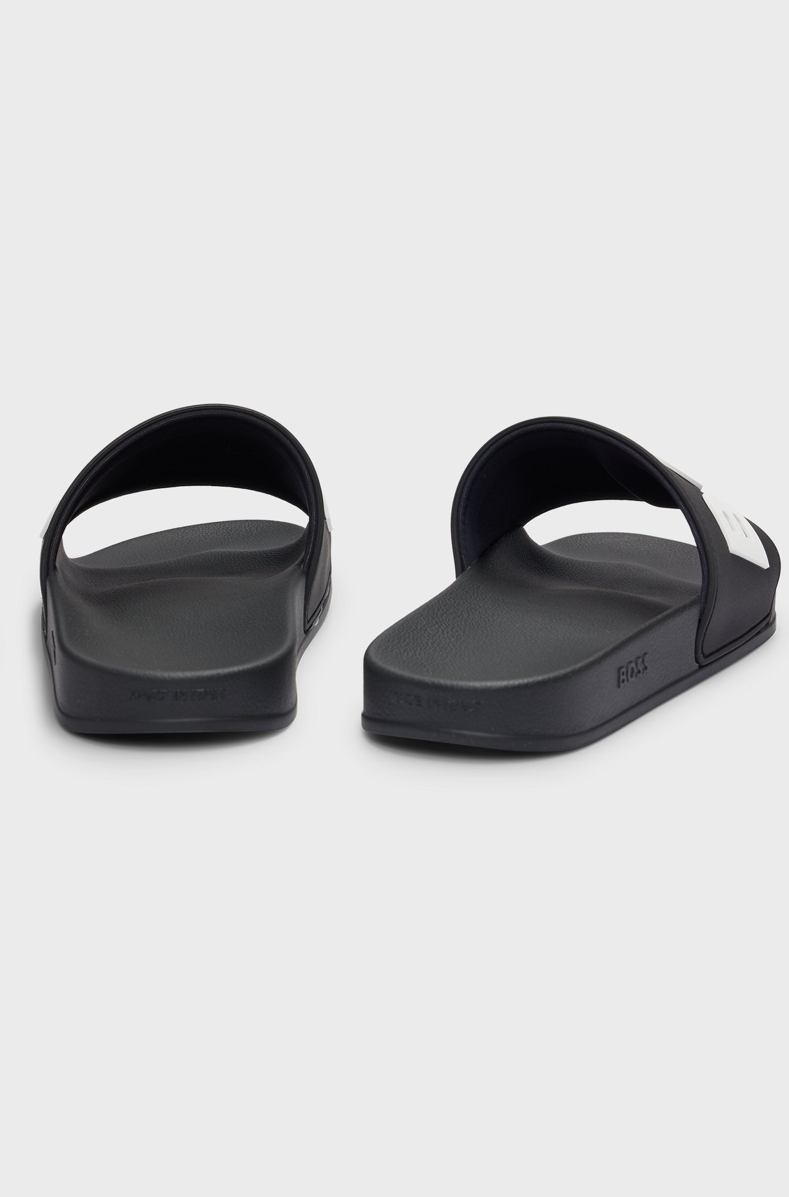 BOSS ITALIAN-MADE RAISED LOGO SLIDES