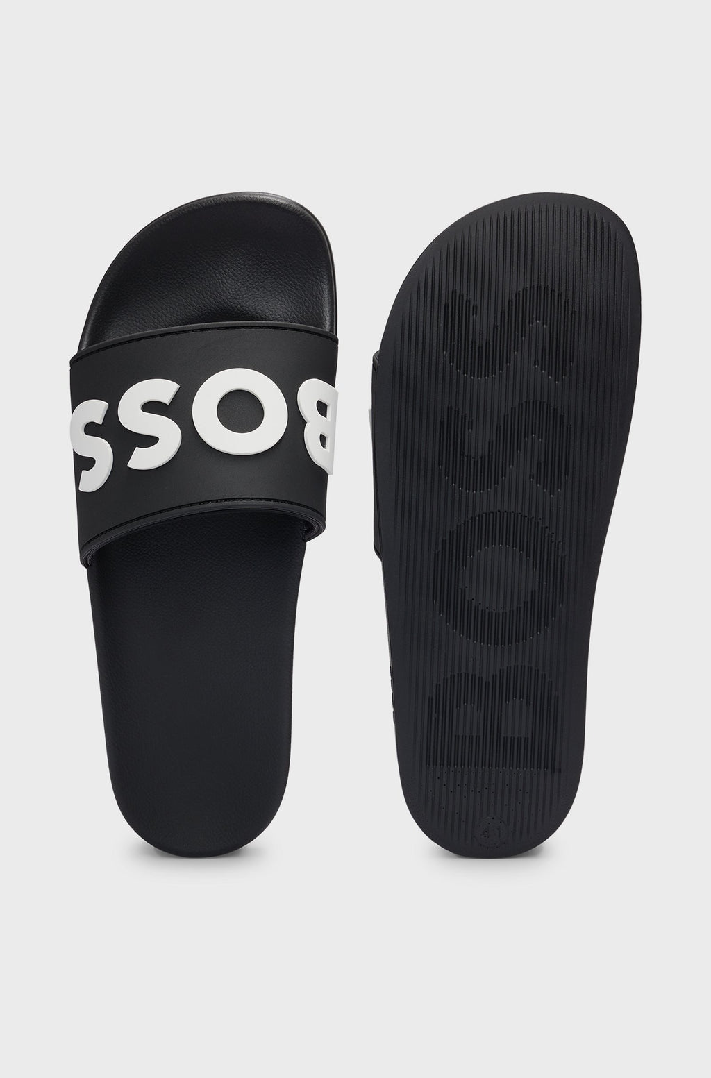 BOSS ITALIAN-MADE RAISED LOGO SLIDES