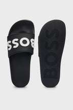 BOSS ITALIAN-MADE RAISED LOGO SLIDES