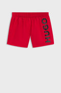 HUGO Swim shorts with vertical logo print