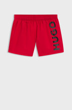 HUGO Swim shorts with vertical logo print